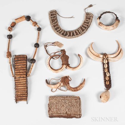 Seven New Guinea Jewelry Items