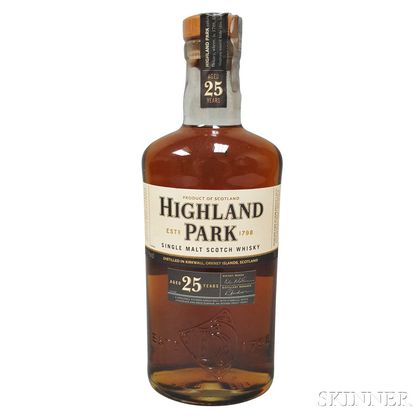 Highland Park 25 Years Old, 1 70cl bottle 