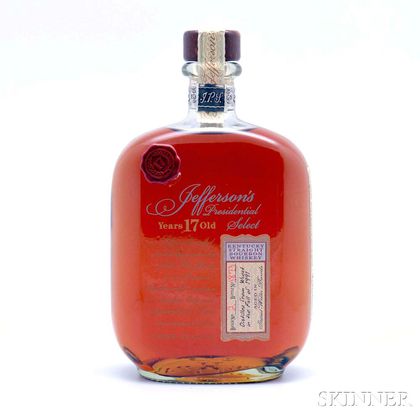 Jeffersons Bourbon 17 Years Old 1991, 1 750ml bottle 