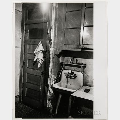 Walker Evans (American, 1903-1975) Two Interior Views, Made for the Fortune Magazine Article People and Places in Trouble (Published 