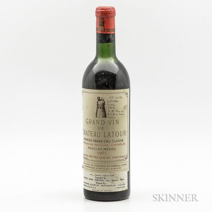 Chateau Latour 1961, 1 bottle 