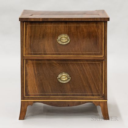 Federal-style Inlaid Mahogany Chamber Cabinet