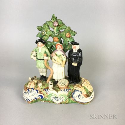 Staffordshire Ceramic Figural Scene