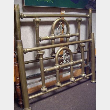 Turn-of-the-Century Brass Bed. 