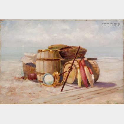 Attributed to Nathaniel Leander Berry (American, 1859-1929) Beach Still Life