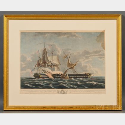 After Thomas Birch (American, 1779-1851),...The U.S. Frigate Constitution Capturing His Britannic Majesty's Frigate Guerriere...