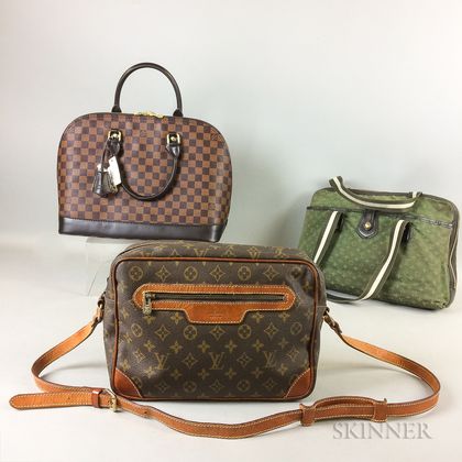 Three Louis Vuitton Handbags