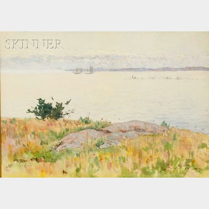 Jacob Dutweiler Wagner (American, 1852-1898) Coastal View