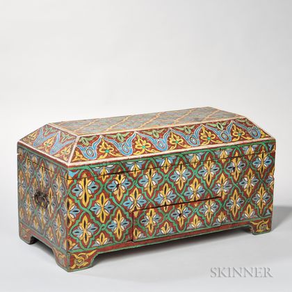 Continental Small Painted Trunk