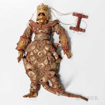 Gilt-bronze Embellished Puppet