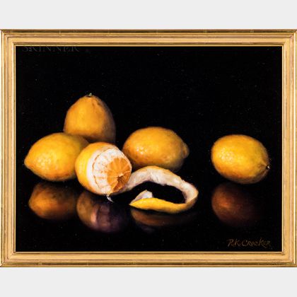 Ronalee Crocker (American, b. 1953) Still Life with Lemons.