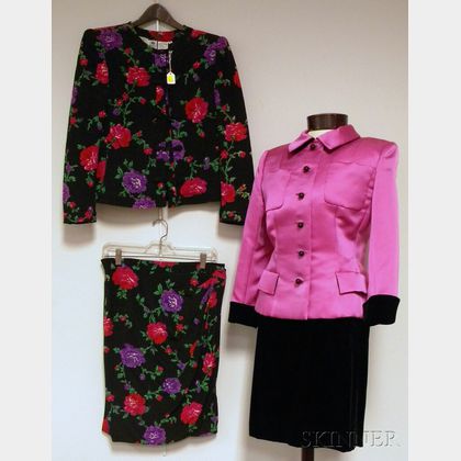 Two Vintage Lady's Skirt Suits