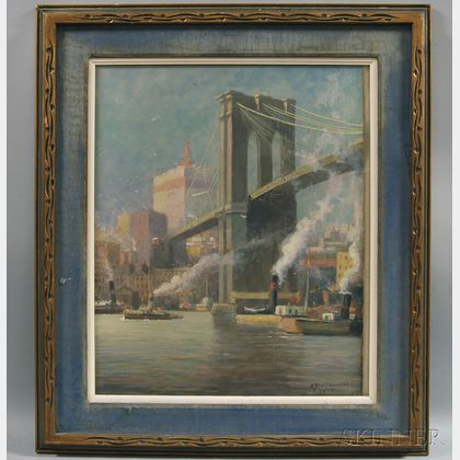 American School, 19th/20th Century Brooklyn Bridge