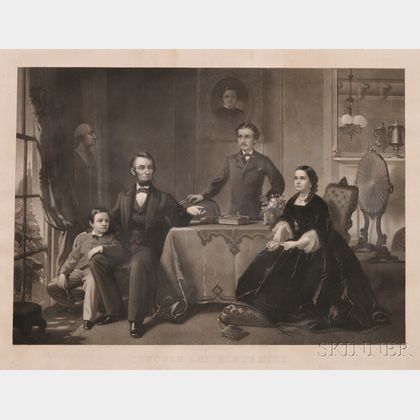 After Samuel B. Waugh (American, 1814-1885) Lincoln and His Family