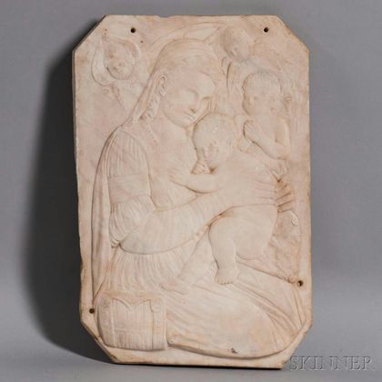 Continental Alabaster Relief Panel