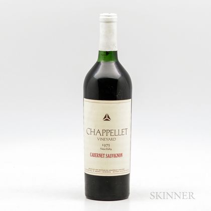 Chappellet Cabernet Sauvignon 1975, 1 bottle 
