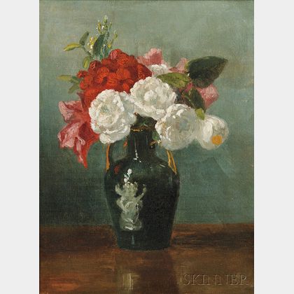 Attributed to Benjamin Champney (American, 1817-1907) The Little Bouquet