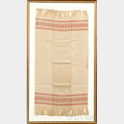 Centennial Embroidered Linen Towel