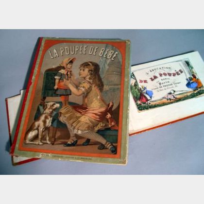 Two French Children's Books Featuring Dolls