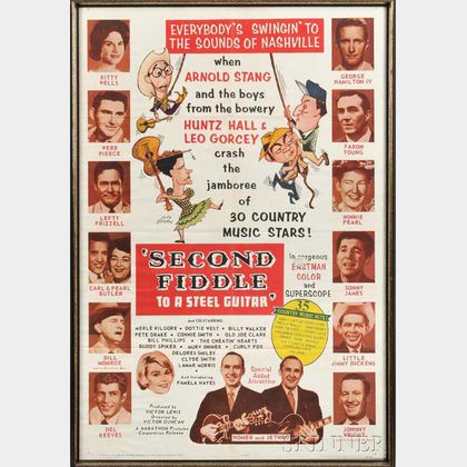 "Second Fiddle to a Steel Guitar" Poster