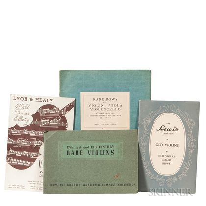 Four Violin Catalogs