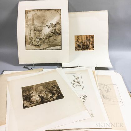 A. Zwemmer Rembrandt Bible Portfolio. Estimate $20-200