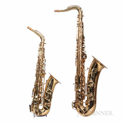 Alto and Tenor Saxophones, Vito, c. 1965