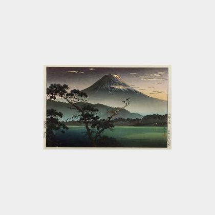 Tsuchiya Koitsu: Mt. Fuji at Sunset