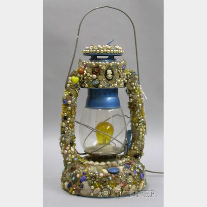 Shardware-type "Jewel" and Shell Encrusted Lantern