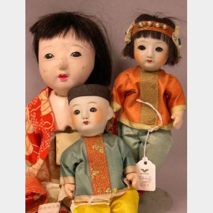 Three Oriental Dolls