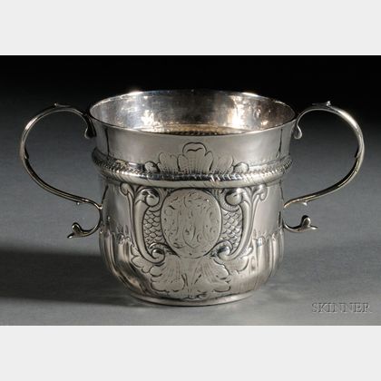 Queen Anne Silver Caudle Cup