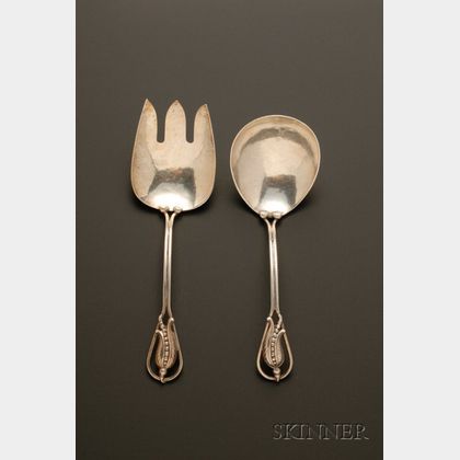 Carl Poul Petersen (d. 1977) Fork and Spoon