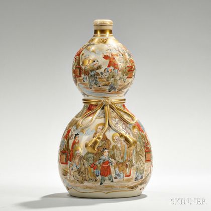 Satsuma Covered Vase