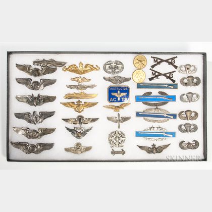 Group of Wings and Medals