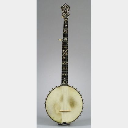 American Five-String Banjo, S.S. Stewart, Philadelphia, c. 1900, Model Special Thoroughbred