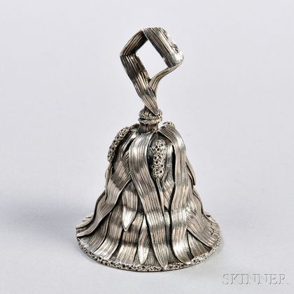 Russian .875 Silver Table Bell