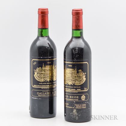 Chateau Palmer 1983, 2 bottles 