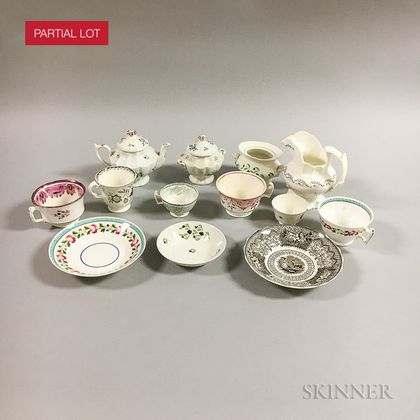 Approximately 110 Ceramic Cups, Saucers, Teapots, and Creamers. Estimate $40-60