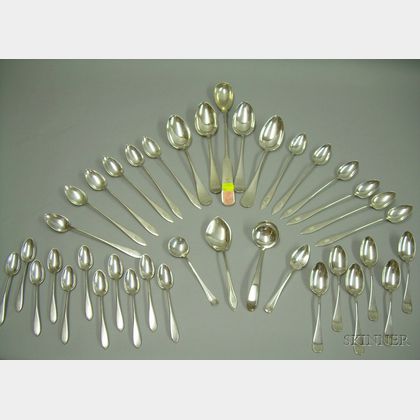 Approximately Thirty-eight Pieces of Sterling Silver Flatware