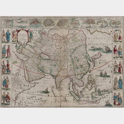 Asia. Willem Blaeu (1571-1638) Asia Noviter Delineata