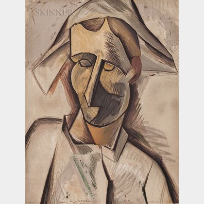 After Pablo Picasso (Spanish, 1881-1973) Un éventail (1905-1914)