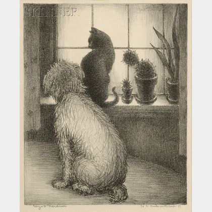 Eliza Draper Gardiner (American, 1871-1955) Waiting by the Window