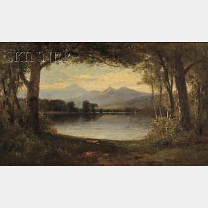 Nikolay Tysland (Tusland) Leganger (American, 1832-1905) Eden Lake, Near Mt. Chocorua