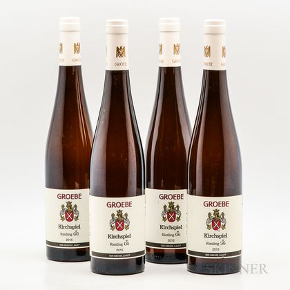 Groebe Westhofener Kirchspiel Riesling Grosses Gewachs 2015, 4 bottles 