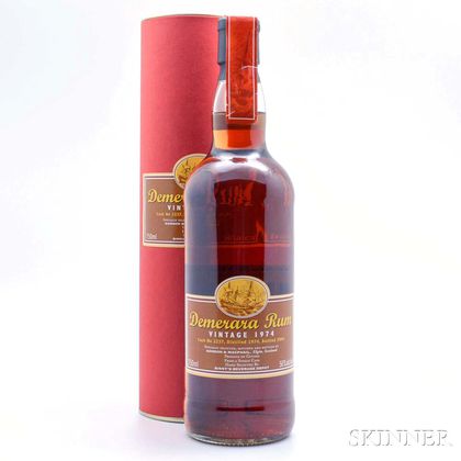 Demerara Rum 30 Years Old 1974, 1 750ml bottle (ot) 