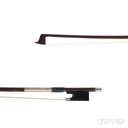 English Silver-mounted Violin Bow, W.E. Hill & Sons, London, 1937