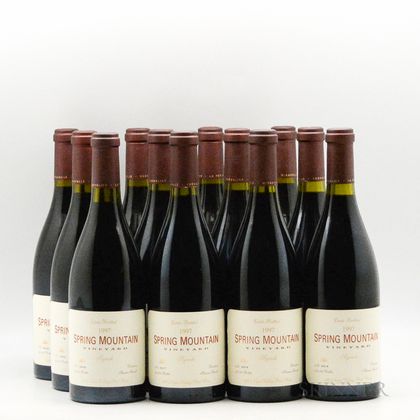 Spring Mountain Vineyard Syrah Estate 1997, 12 bottles 
