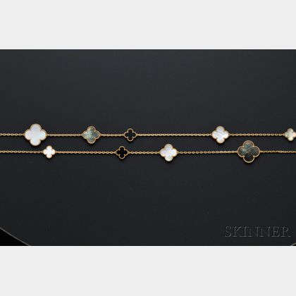 18kt Gold Gem-set "Magic Alhambra" Necklace, Van Cleef & Arpels