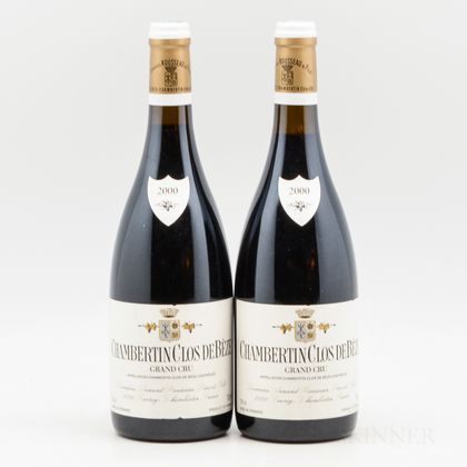 Armand Rousseau Chambertin Clos de Beze 2000, 2 bottles 
