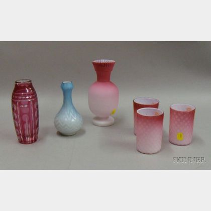 Five Pieces of Art Glass